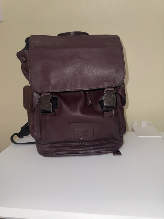 Coach Handbags - Coach Leather Backpack